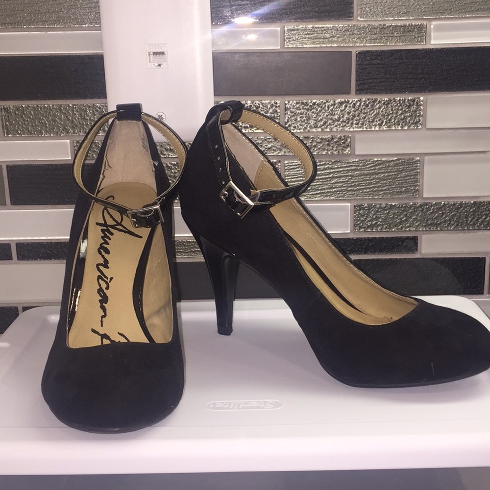 Black American rag heels